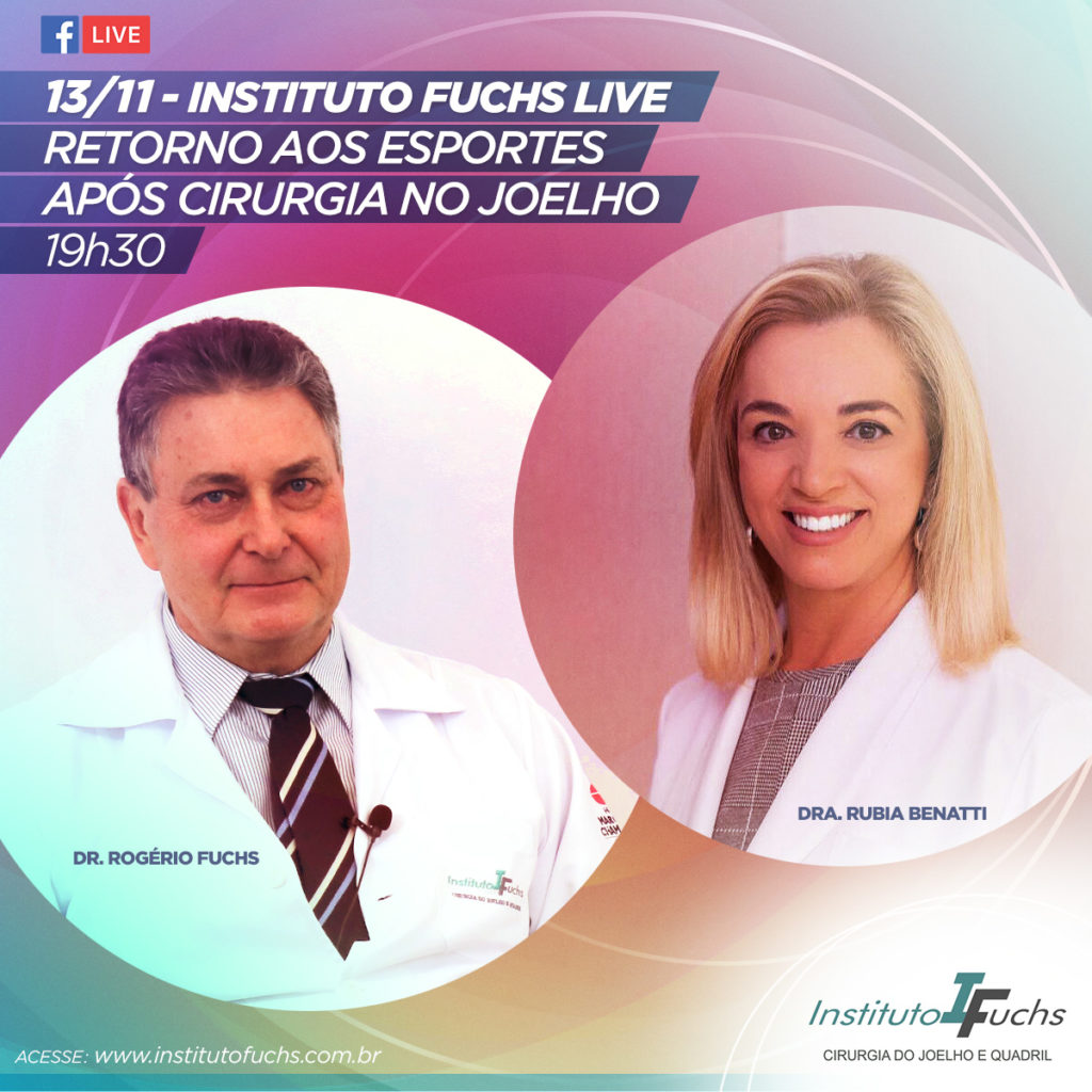 LIVE: Retorno à atividade física após cirurgia do joelho com Dr. Rogério Fuchs e Dra. Rubia Benatti